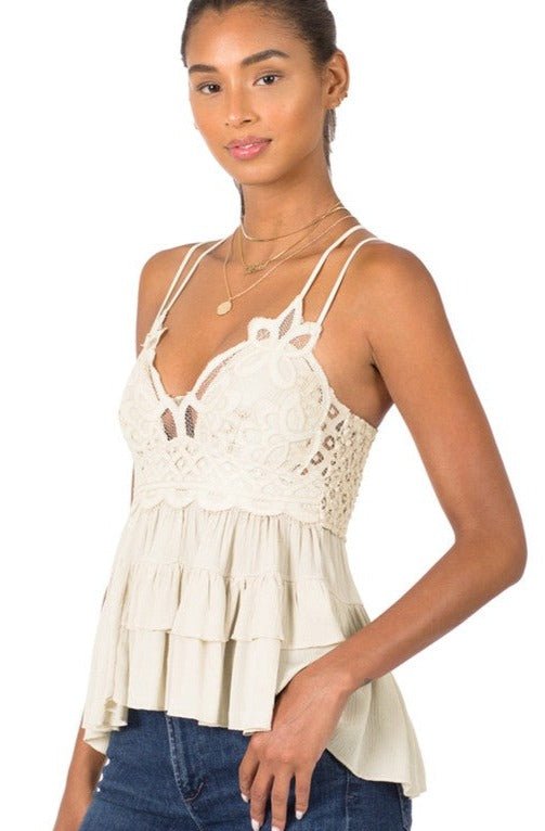 Crochet Lace Tank Top from Blouses collection you can buy now from Fashion And Icon online shop