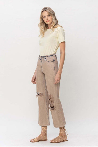 Crop Flare Jeans from Jeans collection you can buy now from Fashion And Icon online shop