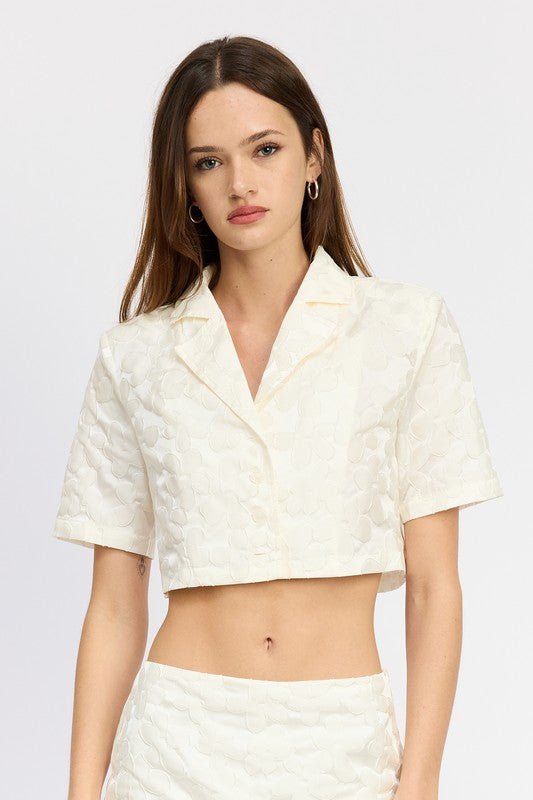 Cropped Shirt Top from Cropped Shirt collection you can buy now from Fashion And Icon online shop