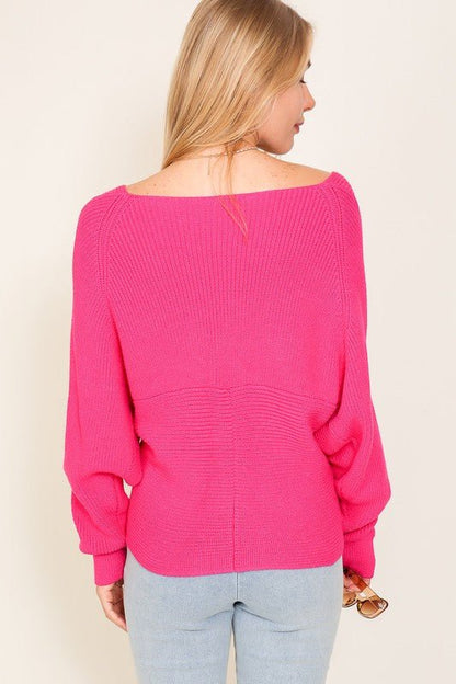 Crossover Sweater from Sweaters collection you can buy now from Fashion And Icon online shop