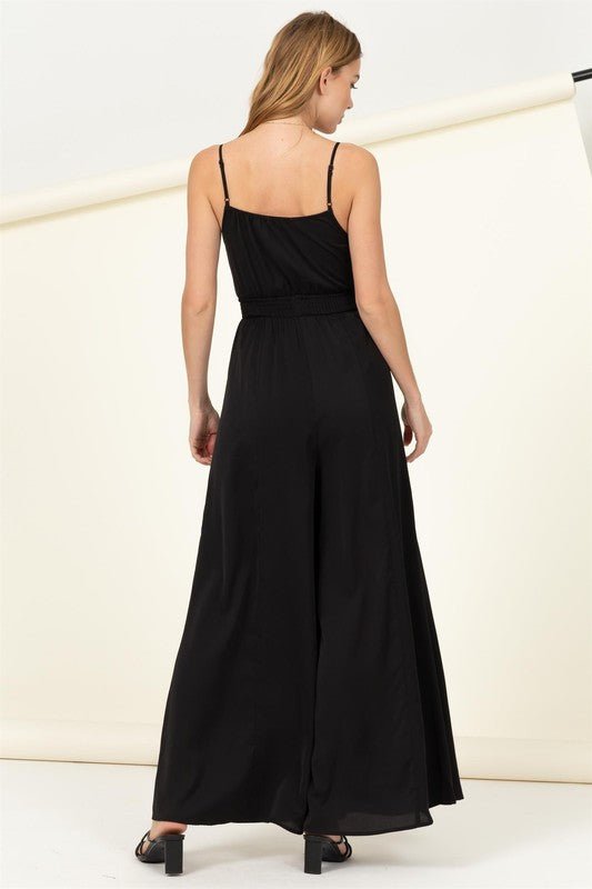 Cut Out Wide Leg Jumpsuit from Jumpsuits collection you can buy now from Fashion And Icon online shop