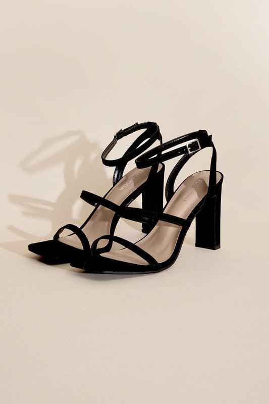 DEVIN-8 Ankle Strap Heels from collection you can buy now from Fashion And Icon online shop
