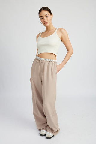 Double Waistband Pants from Pants collection you can buy now from Fashion And Icon online shop