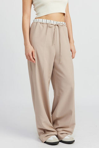 Double Waistband Pants from Pants collection you can buy now from Fashion And Icon online shop