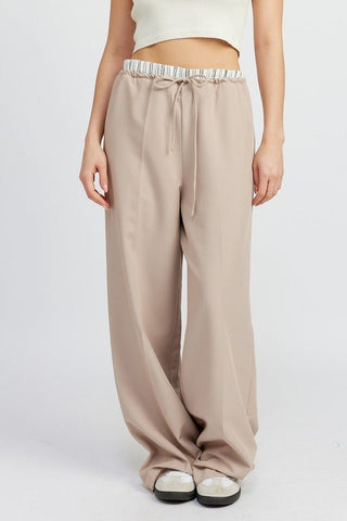 Double Waistband Pants from Pants collection you can buy now from Fashion And Icon online shop