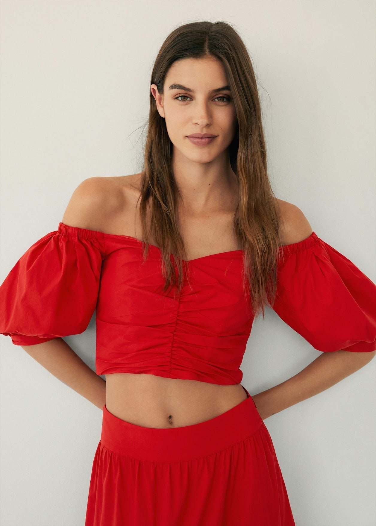 Draped Crop Top from Crop Tops collection you can buy now from Fashion And Icon online shop