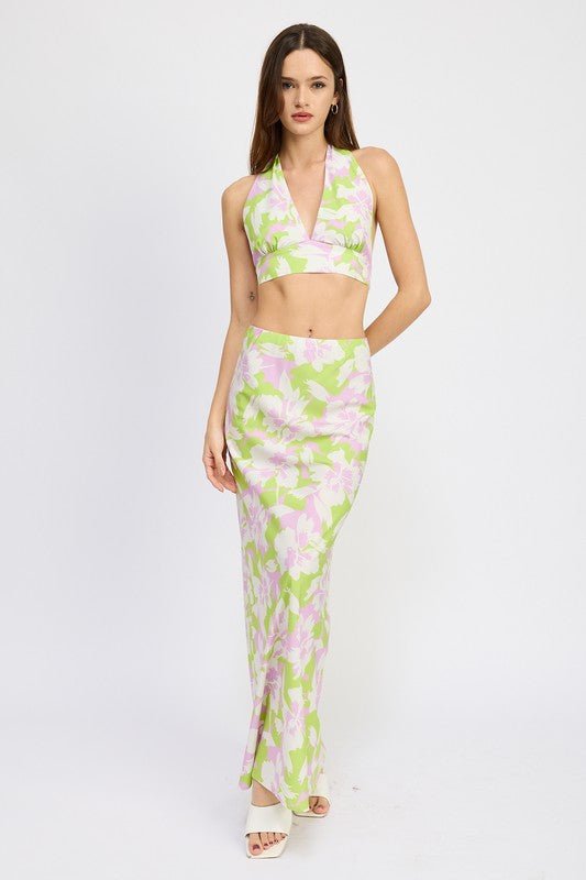 Floral Maxi Skirt from Maxi Skirts collection you can buy now from Fashion And Icon online shop