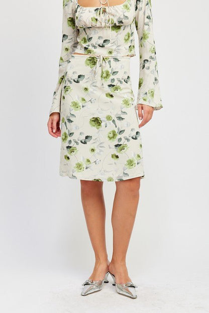 Floral Midi Skirt from collection you can buy now from Fashion And Icon online shop