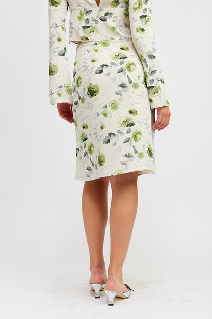 Floral Midi Skirt from collection you can buy now from Fashion And Icon online shop
