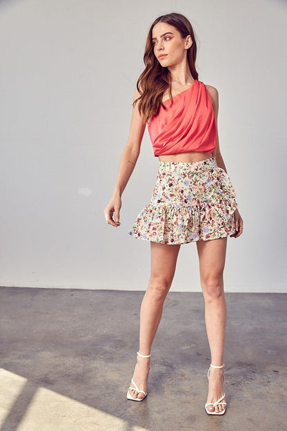 Floral Print Skort from Skorts collection you can buy now from Fashion And Icon online shop