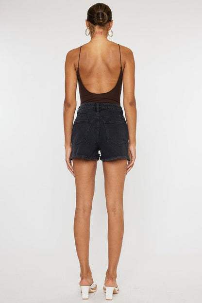 High Rise Denim Shorts from Denim Shorts collection you can buy now from Fashion And Icon online shop
