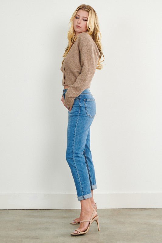 High Rise Mom Jeans from Jeans collection you can buy now from Fashion And Icon online shop
