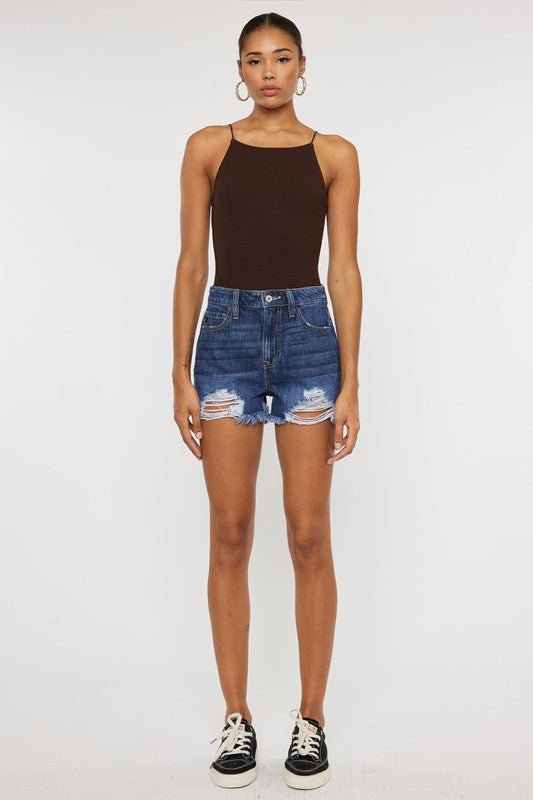 High Rise Mom Shorts from Denim Shorts collection you can buy now from Fashion And Icon online shop
