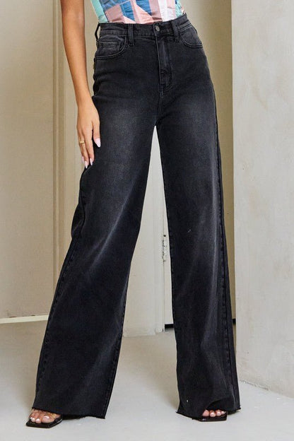 High Waisted Wide Leg Jeans from Jeans collection you can buy now from Fashion And Icon online shop
