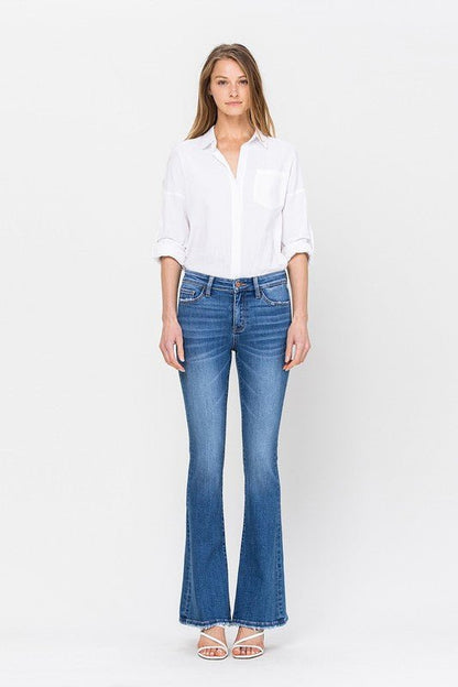 Kim Mid Rise Flare Jeans from Jeans collection you can buy now from Fashion And Icon online shop