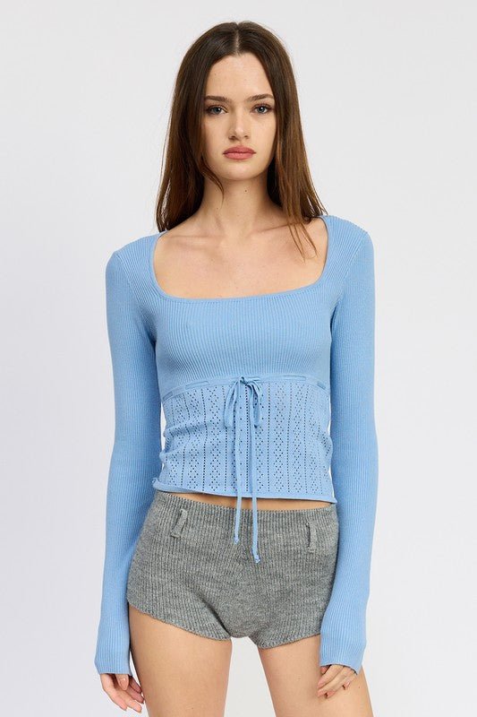 Knit Long Sleeve Top from Knit Tops collection you can buy now from Fashion And Icon online shop