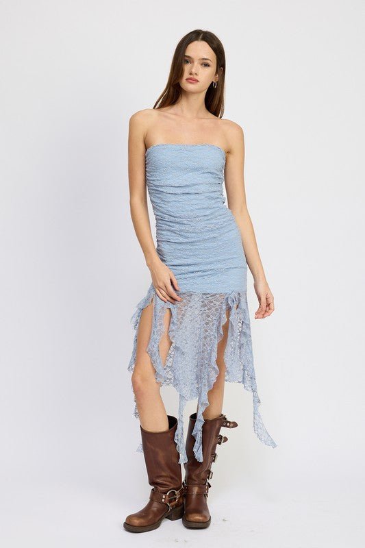 Lace Tube Dress from Tube Dress collection you can buy now from Fashion And Icon online shop