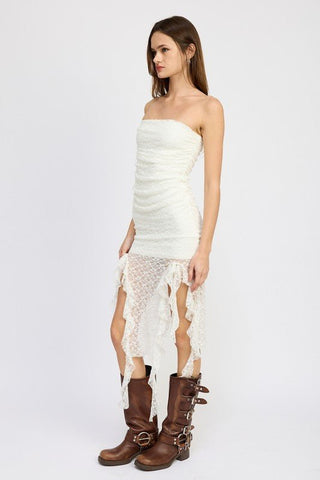 Lace Tube Dress from Tube Dress collection you can buy now from Fashion And Icon online shop