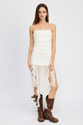 Lace Tube Dress from Tube Dress collection you can buy now from Fashion And Icon online shop