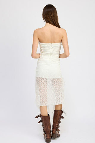 Lace Tube Dress from Tube Dress collection you can buy now from Fashion And Icon online shop