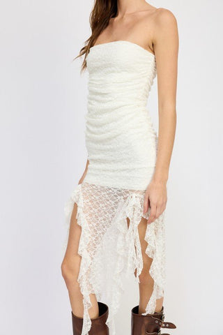 Lace Tube Dress from Tube Dress collection you can buy now from Fashion And Icon online shop