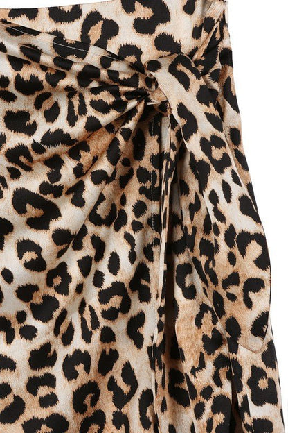 Leopard Print Midi Skirt from Midi Skirts collection you can buy now from Fashion And Icon online shop