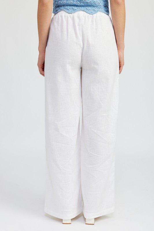 Linen Wide Leg Pants from Pants collection you can buy now from Fashion And Icon online shop