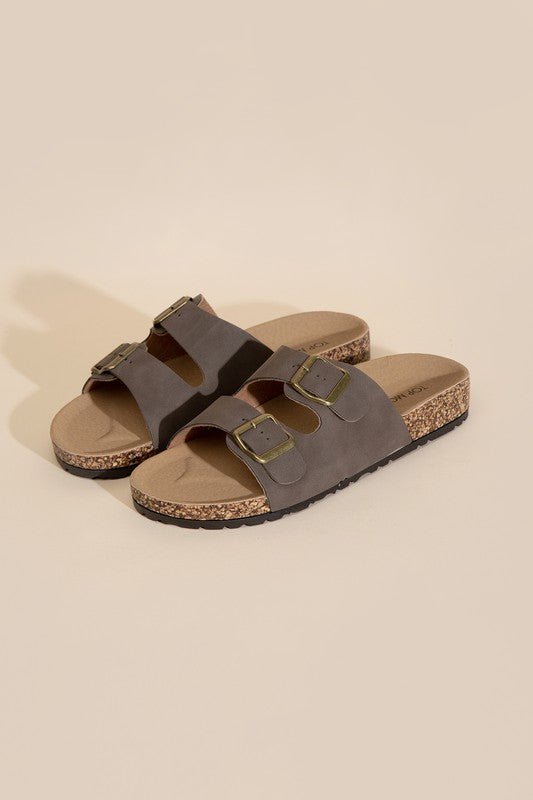 MARS-1 Buckle Strap Slides from collection you can buy now from Fashion And Icon online shop