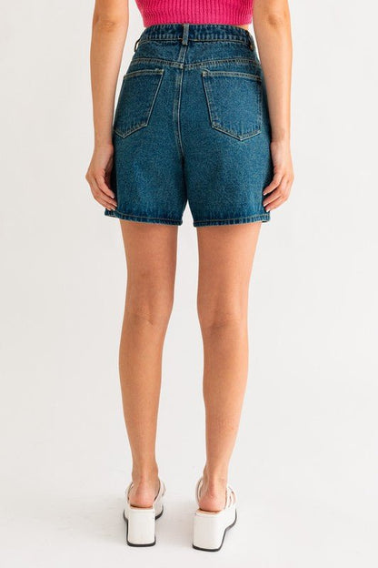 Mid Length Denim Shorts from Denim Shorts collection you can buy now from Fashion And Icon online shop