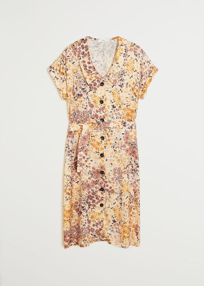 Midi printed dress from Midi Dresses collection you can buy now from Fashion And Icon online shop