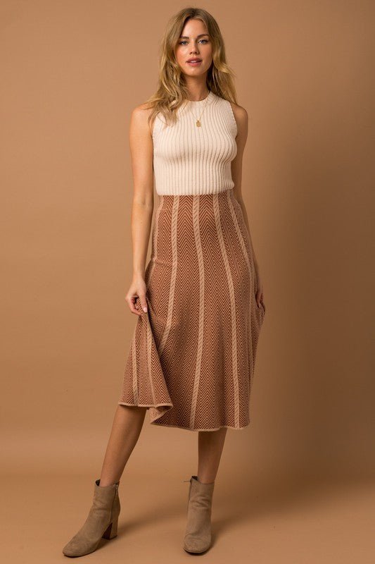Midi Sweater Skirt from Midi Skirts collection you can buy now from Fashion And Icon online shop