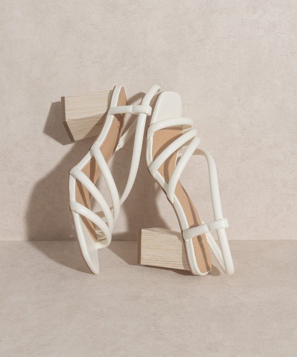 OASIS SOCIETY Ashley - Wooden Heel Sandal from collection you can buy now from Fashion And Icon online shop