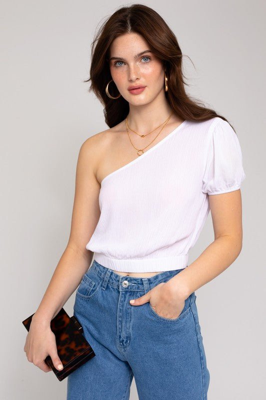 One Shoulder Blouse from Blouses collection you can buy now from Fashion And Icon online shop