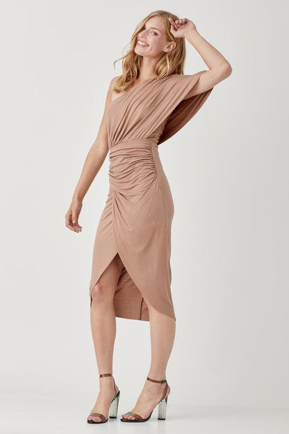 One Shoulder Midi Dress from collection you can buy now from Fashion And Icon online shop