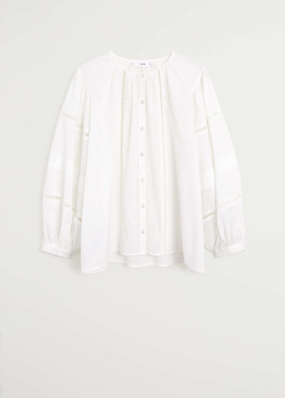 Openwork Detail Blouse from Blouses collection you can buy now from Fashion And Icon online shop