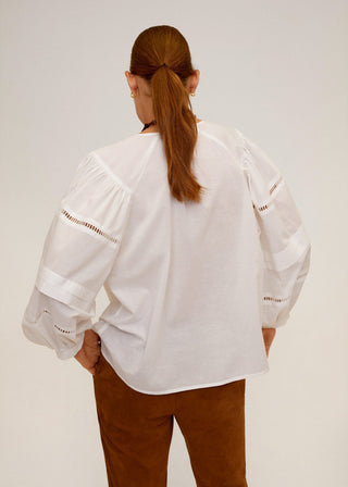 Openwork Detail Blouse from Blouses collection you can buy now from Fashion And Icon online shop