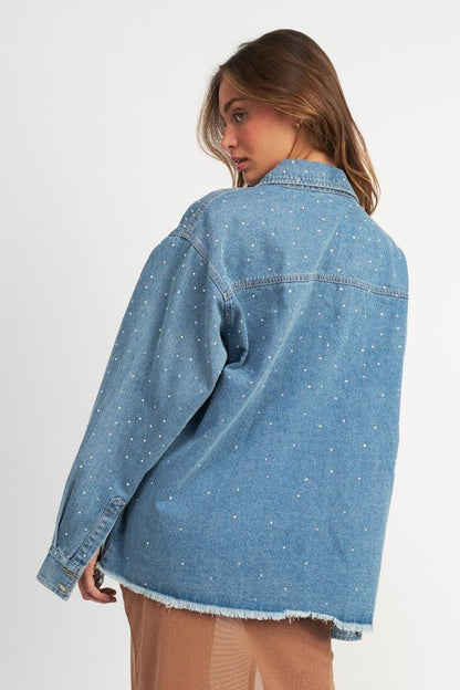 Oversized Denim Jacket from Denim Jackets collection you can buy now from Fashion And Icon online shop
