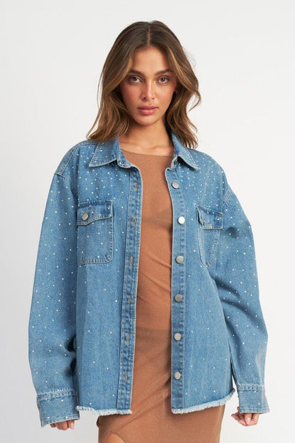 Oversized Denim Jacket from Denim Jackets collection you can buy now from Fashion And Icon online shop