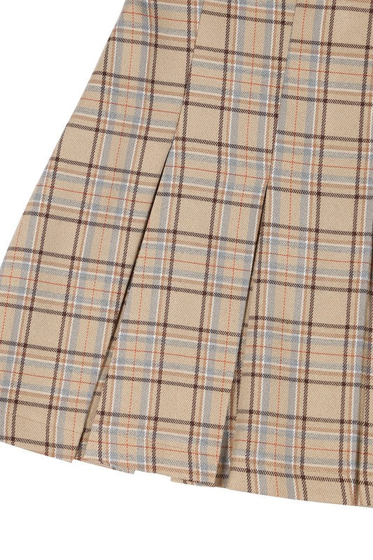 Plaid Pleated Mini Skirt from Mini Skirts collection you can buy now from Fashion And Icon online shop