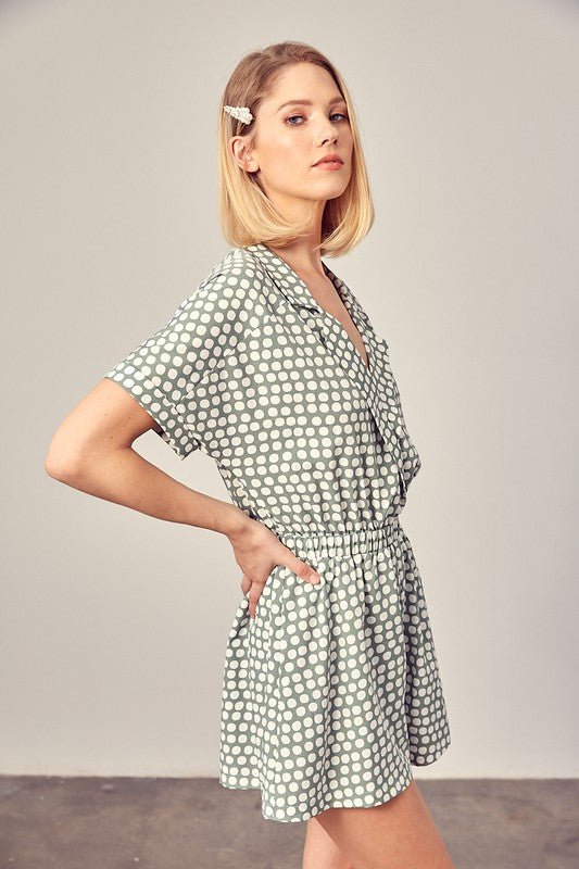 Polka Dot Romper from Rompers collection you can buy now from Fashion And Icon online shop