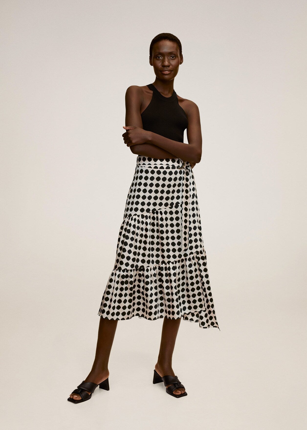 Polka Dots Midi Skirt from Midi Skirts collection you can buy now from Fashion And Icon online shop