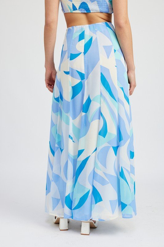 Printed Maxi Skirt from Maxi Skirts collection you can buy now from Fashion And Icon online shop