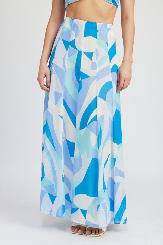 Printed Maxi Skirt from Maxi Skirts collection you can buy now from Fashion And Icon online shop
