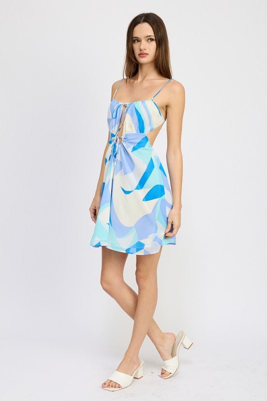 Printed Mini Dress from Mini Dresses collection you can buy now from Fashion And Icon online shop