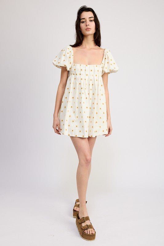 Puff Sleeve Dress from Mini Dresses collection you can buy now from Fashion And Icon online shop