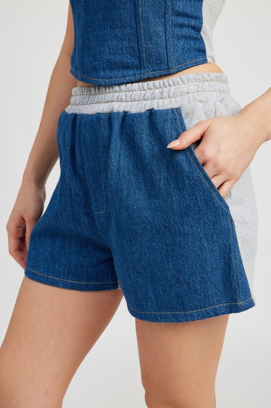 Pull On Denim Shorts from Shorts collection you can buy now from Fashion And Icon online shop