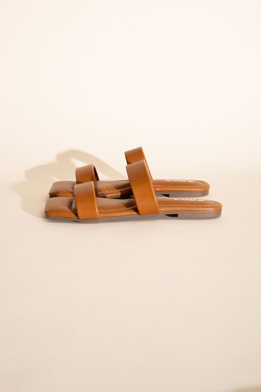 RAMSEY-S Double Strap Slides from collection you can buy now from Fashion And Icon online shop