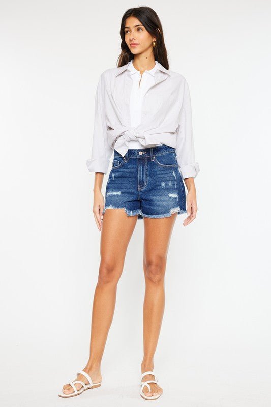 Raw Hem Denim Shorts from Shorts collection you can buy now from Fashion And Icon online shop