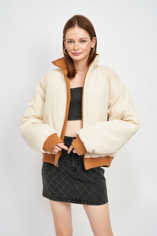 Reversible Puffer Jacket from Jackets collection you can buy now from Fashion And Icon online shop