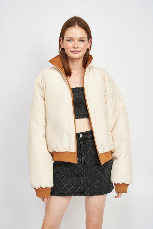 Reversible Puffer Jacket from Jackets collection you can buy now from Fashion And Icon online shop